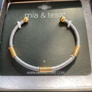 Mia&Tess light blue/light gray bracelet
